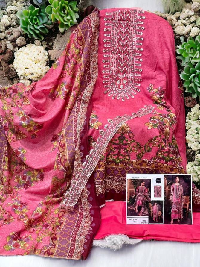 Jade Bliss Vol 11 By Mehboob Tex Pure Cotton Pakistani Salwar Suit Exporters in India
